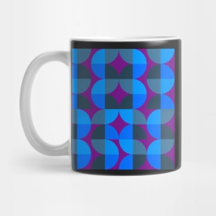 retro geometrical 1970's style pattern Mug